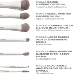 Along for the Glide 6-Piece Travel Brush set