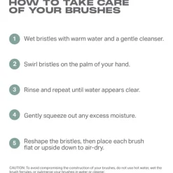 Along for the Glide 6-Piece Travel Brush set