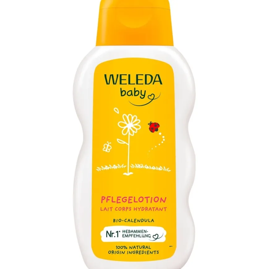 Calendula verzorgingsmelk, Rijke, hydraterende bodylotion voor de babyhuid