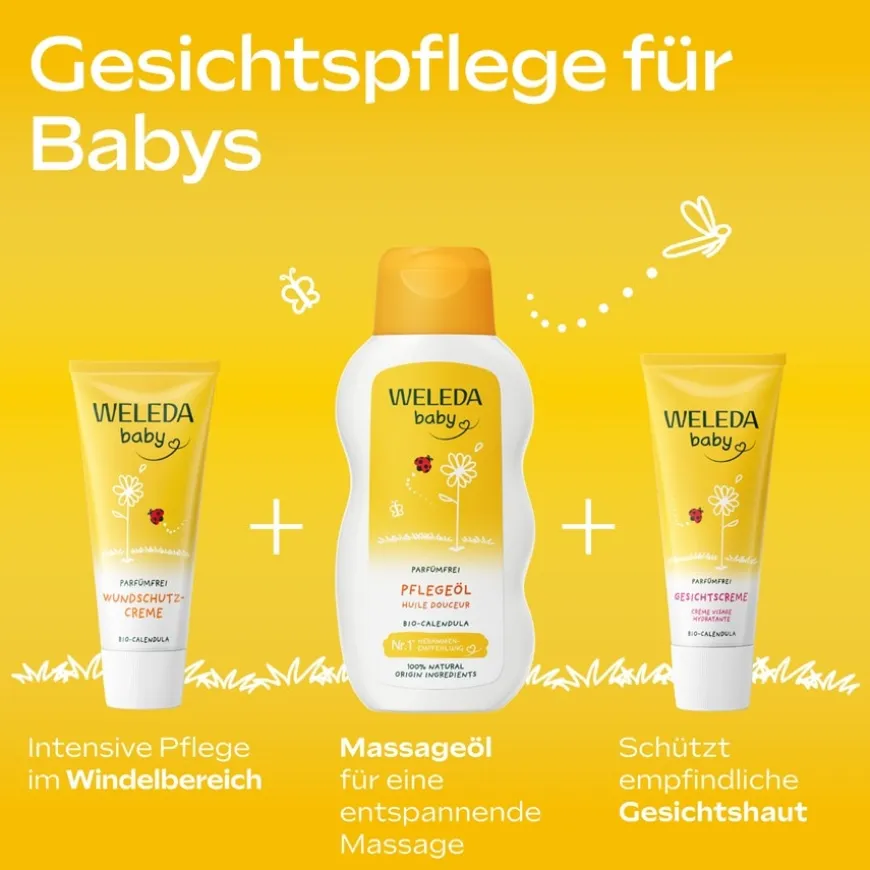 Calendula Verzorgingsolie Geurvrij, Verzorgt, beschermt & reinigt mild