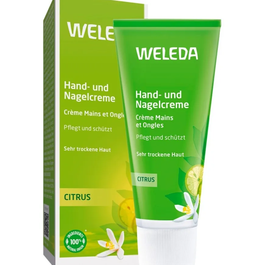 Citrus hand- en nagelcrème, Beschermt broze nagels, voedt ruwe handen tot ze fluweelzacht zijn