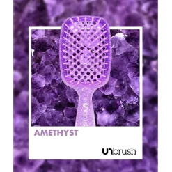 Detangling Hair Brush Glitter - Amethyst