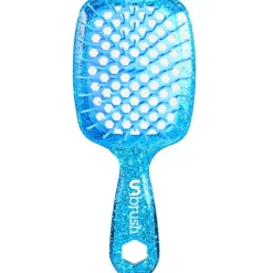 Detangling Hair Brush Mini Glitter - Sapphire