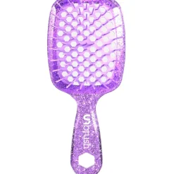 Detangling Hair Brush Mini Glitter - Amethyst