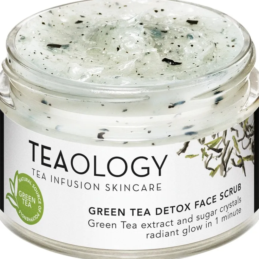 Detox Face Scrub, groene thee