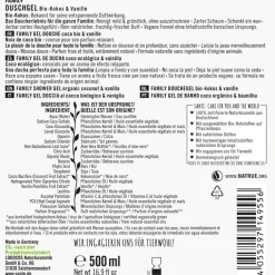 Douchegel biologisch kokos & vanille