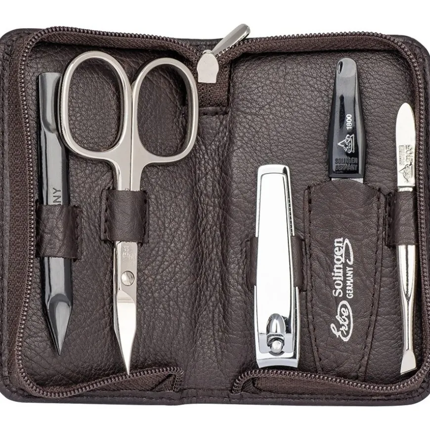 Etui met rits, 5-delig