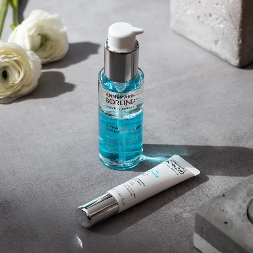 2-fasen hyaluronzuur-shake