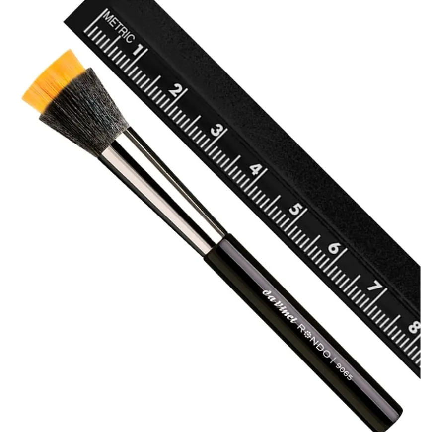 Foundationkwast voor details kunstvezel gemengd