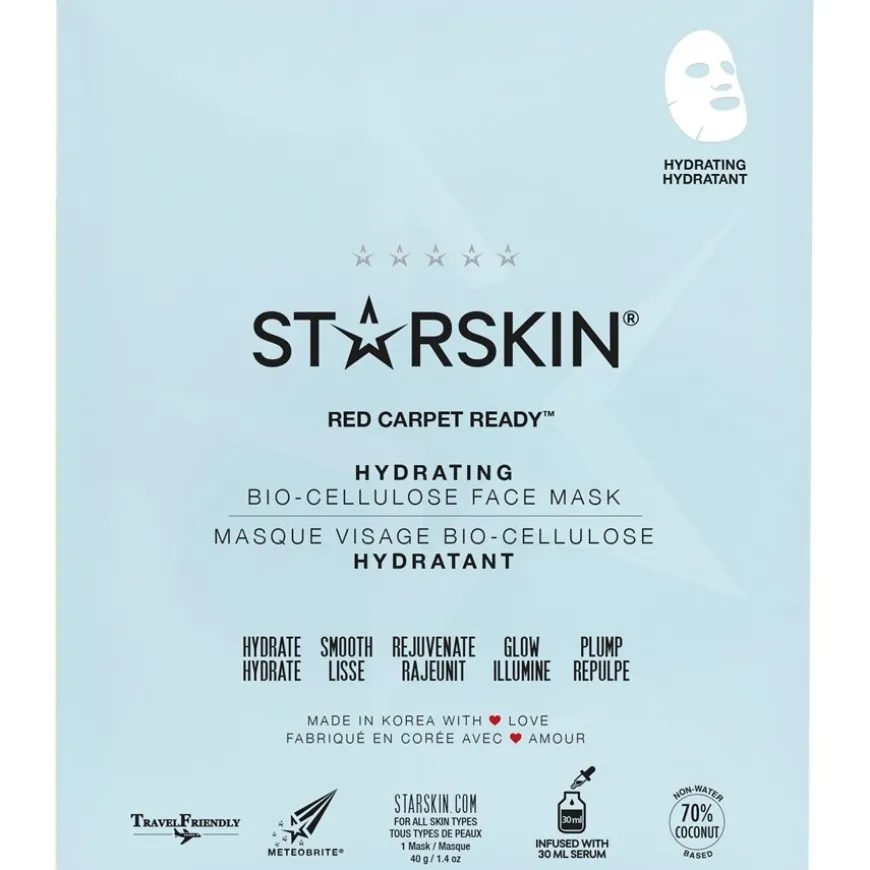 Hydrating Face Mask Bio-Cellulose, Red Carpet Ready