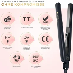 Il Nero Titanium Platen Stijltang