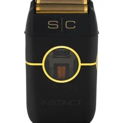 Instinct Metal Shaver Black, Professional Double Foil Shaver with IN2 Vector Motor