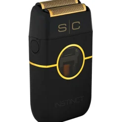 Instinct Metal Shaver Black, Professional Double Foil Shaver with IN2 Vector Motor