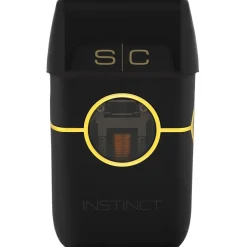 Instinct Metal Shaver Black, Professional Double Foil Shaver with IN2 Vector Motor