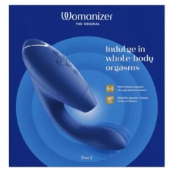 Luxe dubbele stimulator met Pleasure Air-technologie voor de clitoris en vibratie voor de G-Spot, Bosbessen