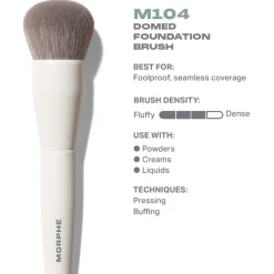 M104 Domed Foundation Brush