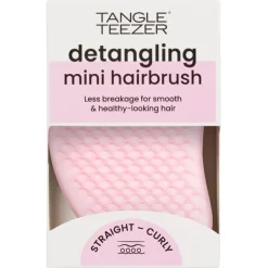 Mini - Haarborstel Roze Eenhoorn, Steil & krullend haar