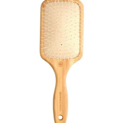 Ontwarrende bamboe borstel met noppende nylon haren