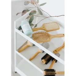 Ontwarrende bamboe borstel met noppende nylon haren