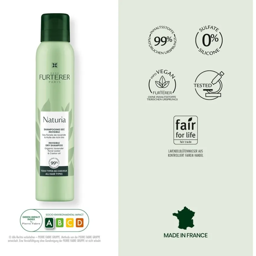 Onzichtbare droogshampoo