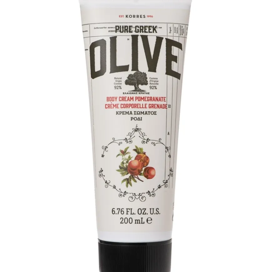 Pomegranate Body Cream, Pure Greek Olive