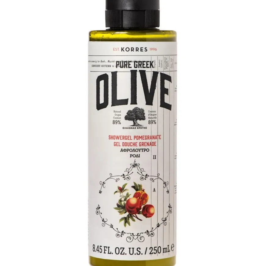 Pomegranate Shower Gel, Pure Greek Olive