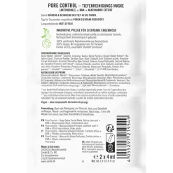 Pore Control diep reinigend masker met geactiveerde houtskool, BHA & niacinamide complex