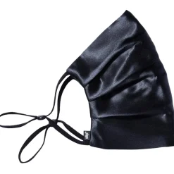 Pure Silk Gezichtsbedekking Zwart