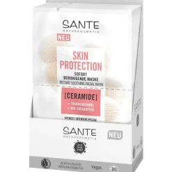 Skin Protection Instant Soothing Mask met ceramiden, druivenpitolie & organische sheaboter