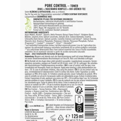 Toner tegen poriën met BHA, niacinamide complex & organische groene thee
