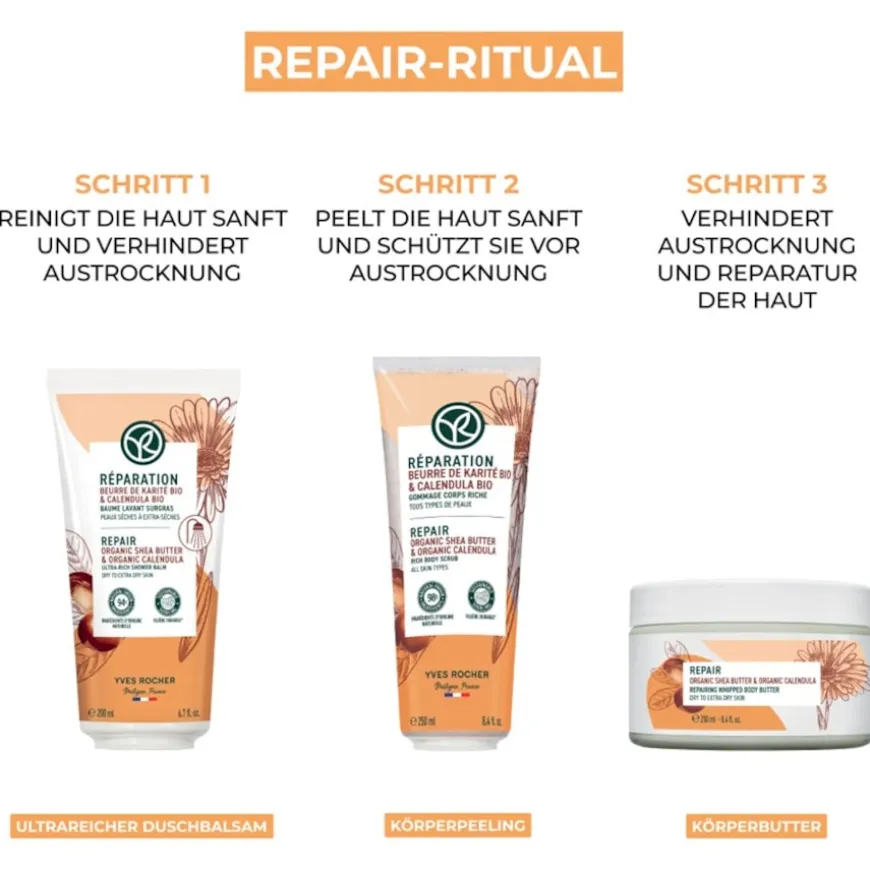 Ultra-Rijke Douchebalsem, Biologische sheaboter & biologische calendula