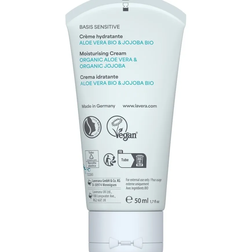 Vochtinbrengende crème, Biologische aloë vera & jojoba