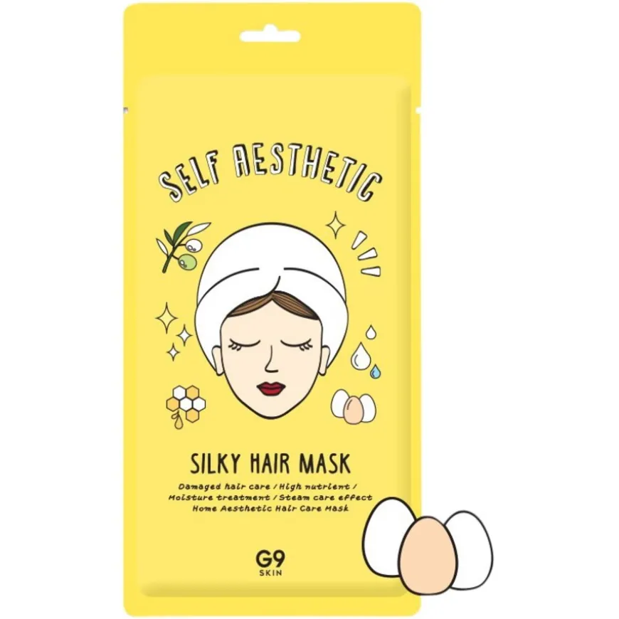 Zelf Esthetisch Zijden Haarmasker