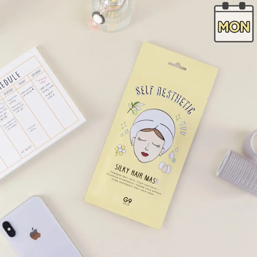 Zelf Esthetisch Zijden Haarmasker